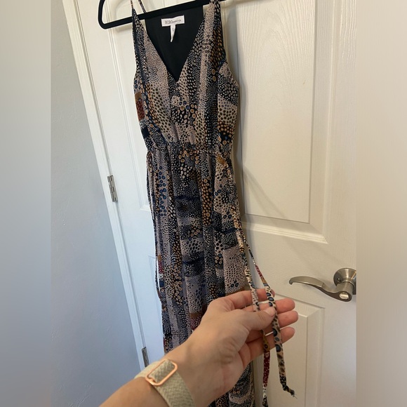 BCBGeneration Multiprint Colorful Sleeveless Maxi Dress Size XS - Picture 4 of 7